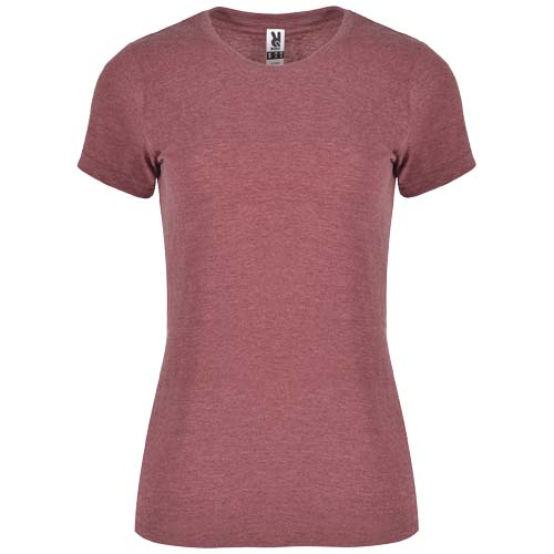 T-shirt personnalisé Femme coton / polyester Fox ROLY Heather Garnet